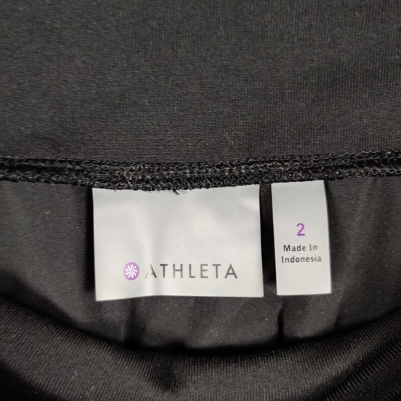 Athleta Soho Jogger Women 2 Black Pull On Pants Elastic Waist Athleisure 28x28 - Picture 7 of 8